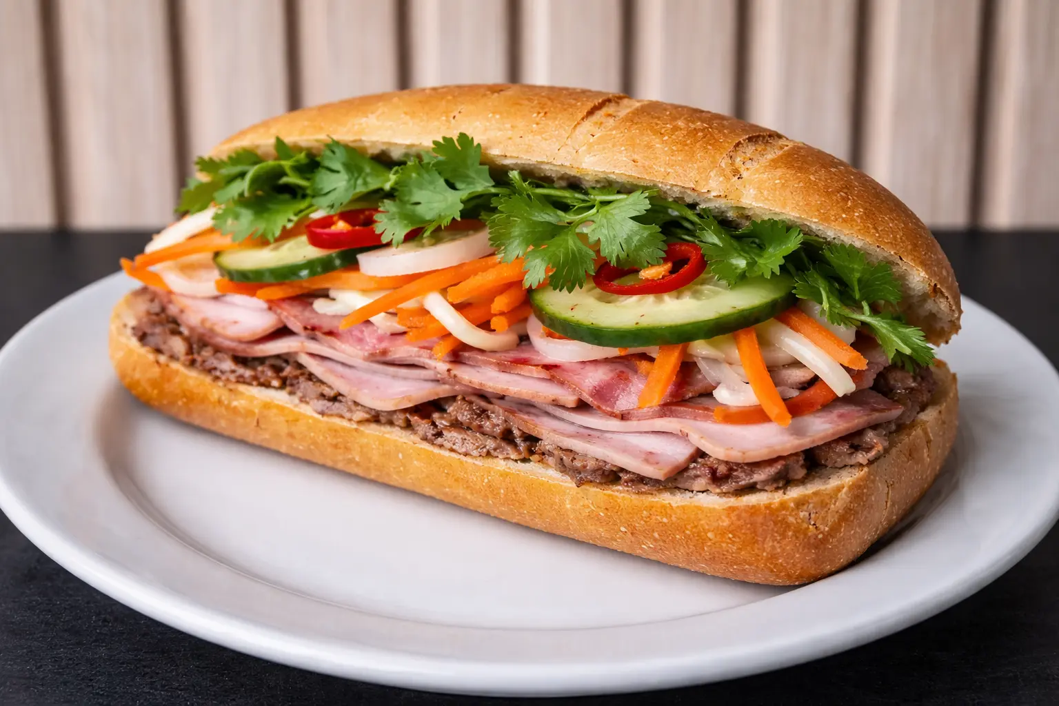Banh Mi - Vietnamese style sandwich at Steve's Famous Sandwich Co Edmonton